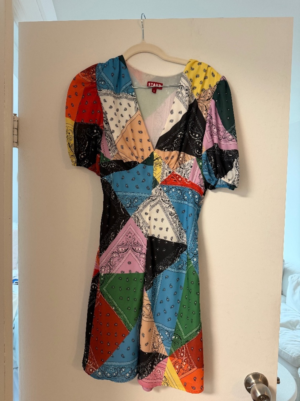 STAUD BANDANA DRESS